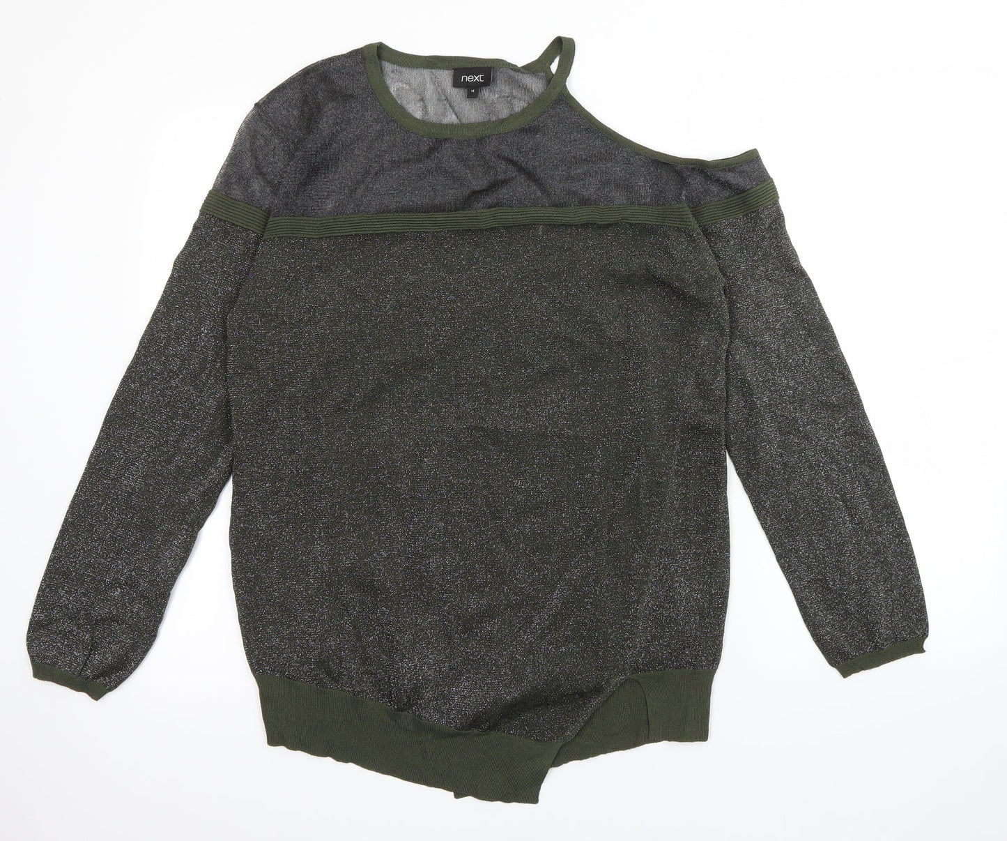 NEXT Womens Green   Pullover Jumper Size 14