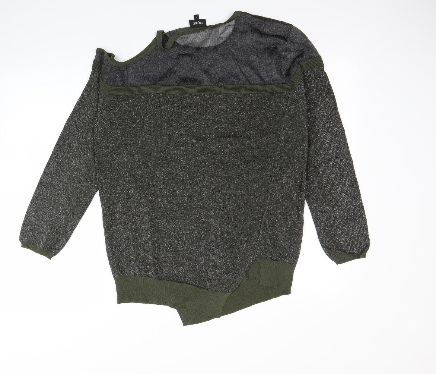NEXT Womens Green   Pullover Jumper Size 14