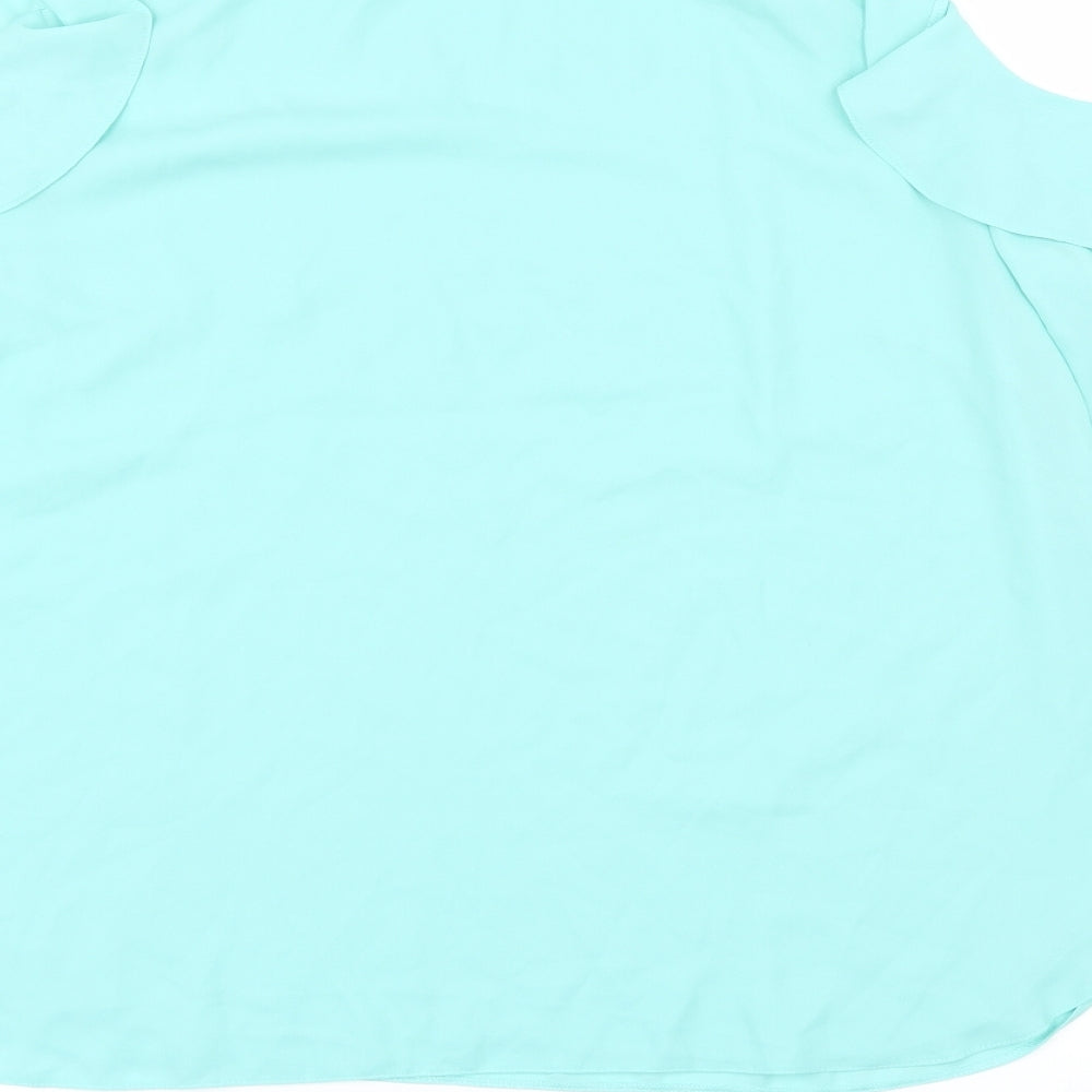 Preworn Womens Green   Basic Blouse Size 16