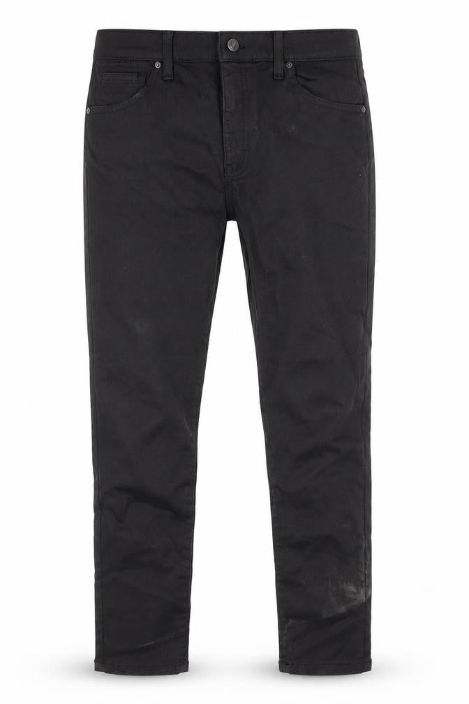 Preworn Womens Black  Denim Straight Jeans Size 34 in L30 in