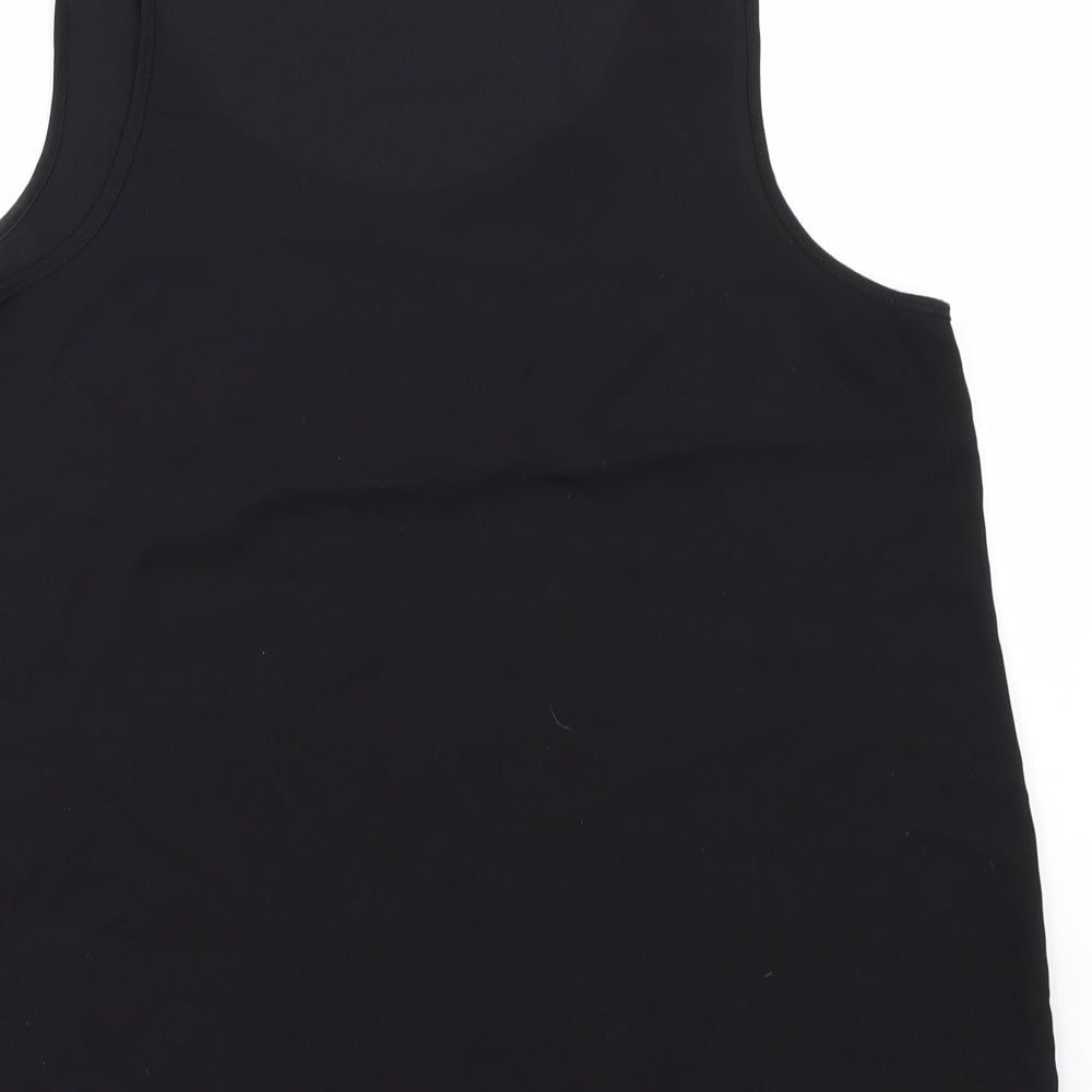 Atmosphere Womens Black  Chiffon Basic Tank Size 14