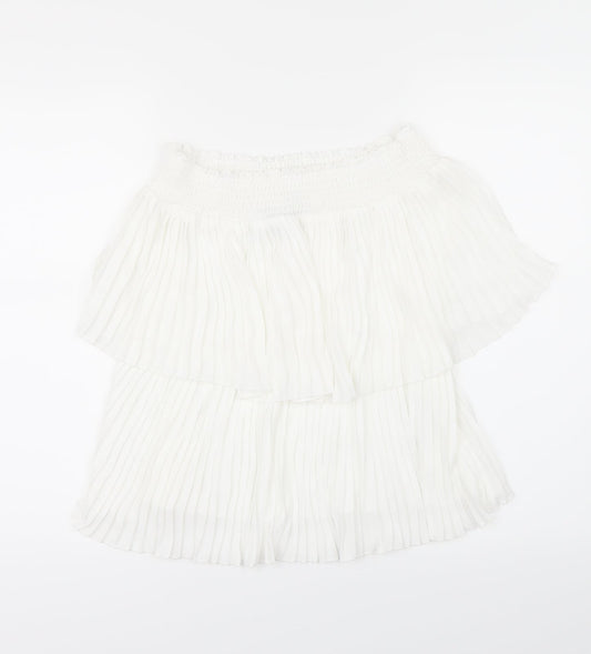 F&F Womens White   Basic Blouse Size 6