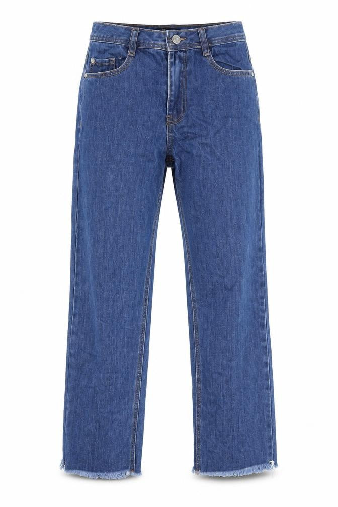 Missguided Womens Black  Denim Straight Jeans Size 8 L24 in