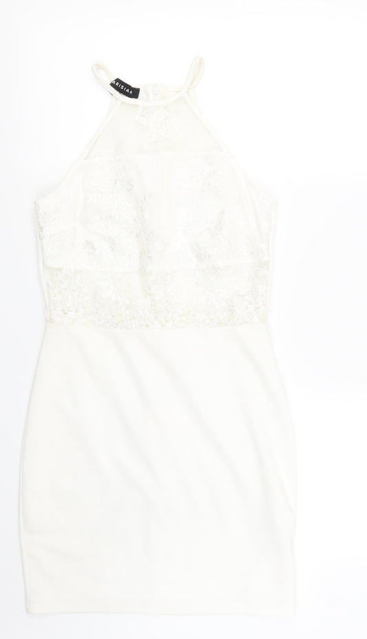 PERISIAN Womens White   Mini  Size 10
