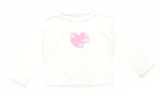 kidz Girls Beige   Pullover Hoodie Size 2 Years