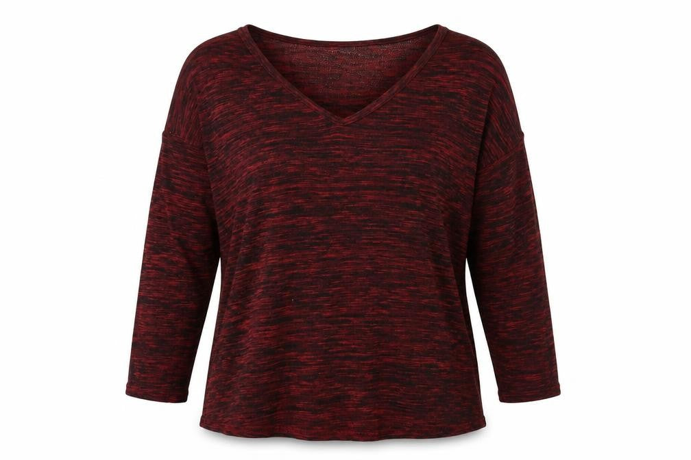 H&M Womens Red  Knit Pullover Jumper Size M