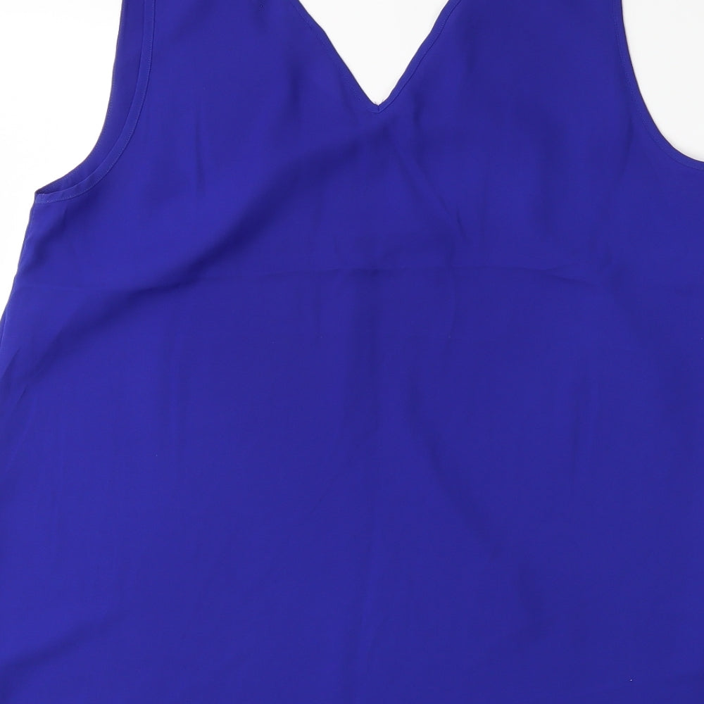Dorothy Perkins Womens Blue   Basic Tank Size 14