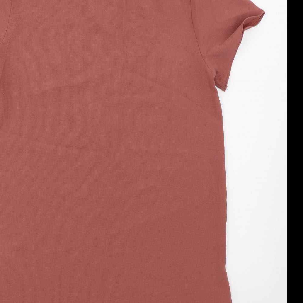 New Look Womens Pink   Basic Blouse Size 8