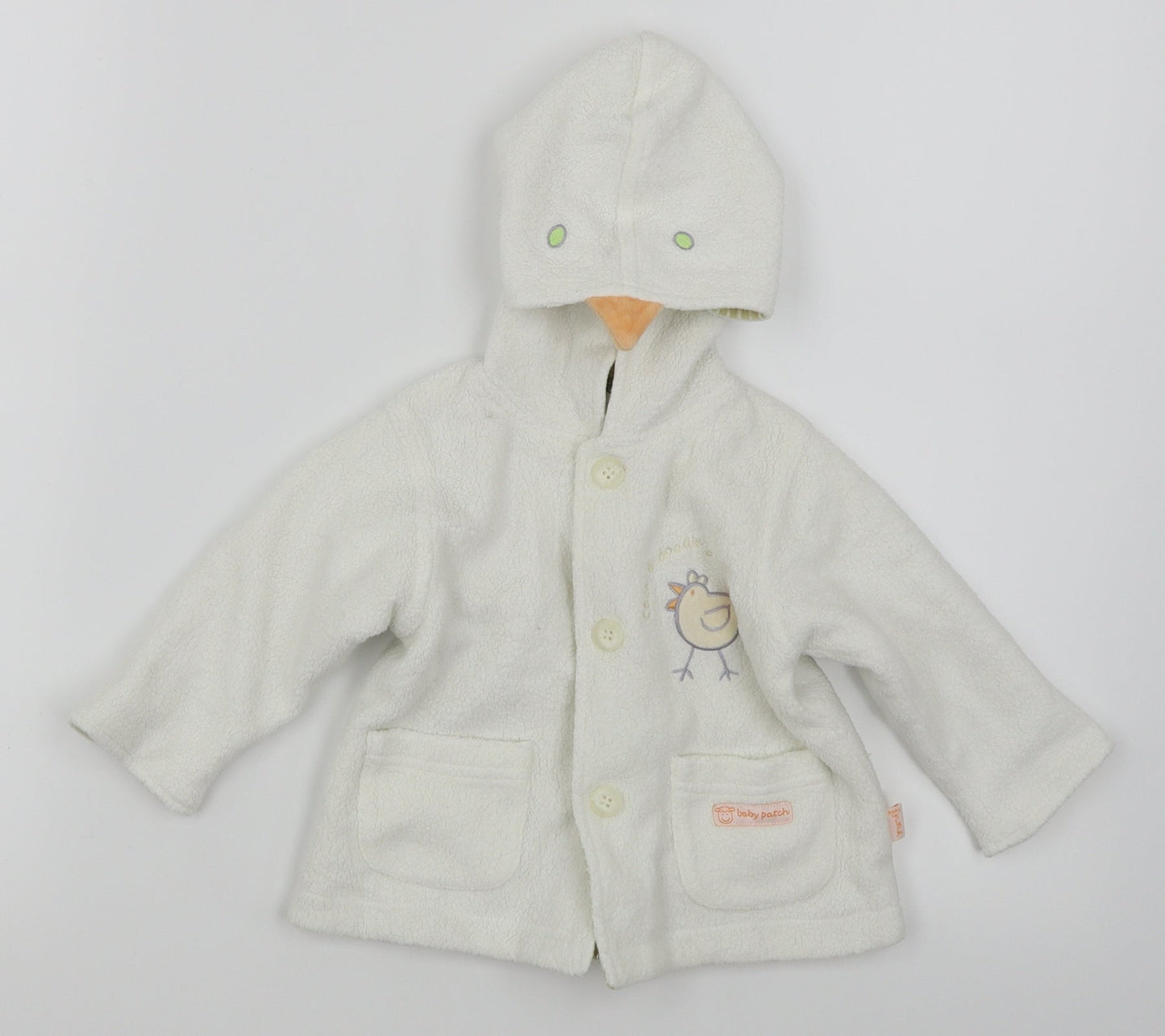 Pumpkin Patch Baby White   Jacket Coat Size 3-6 Months