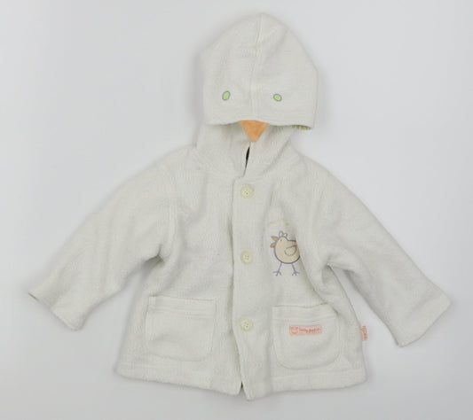 Pumpkin Patch Baby White   Jacket Coat Size 3-6 Months