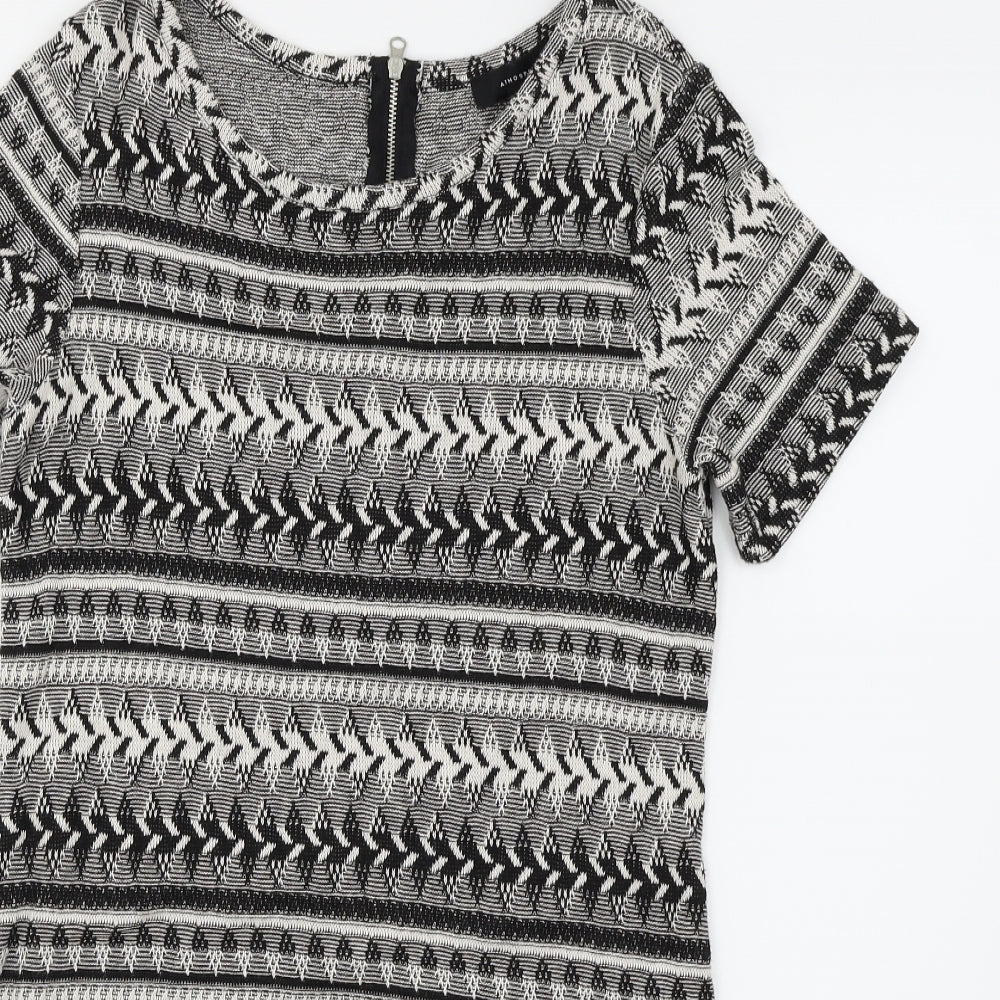 Atmosphere Womens Black Striped  Bodycon  Size 10