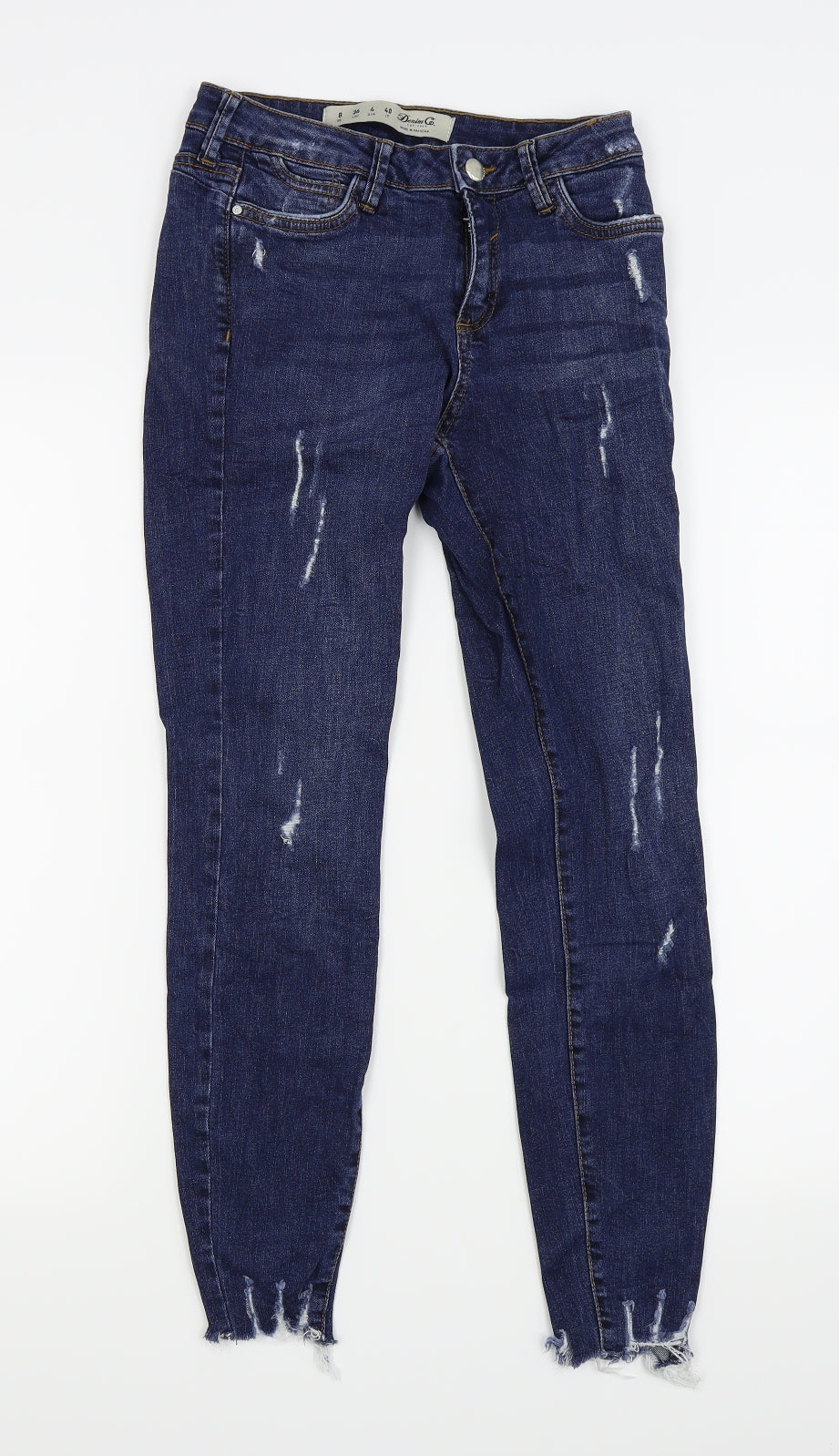 denim and co Womens Blue   Skinny Jeans Size 8 L25 in