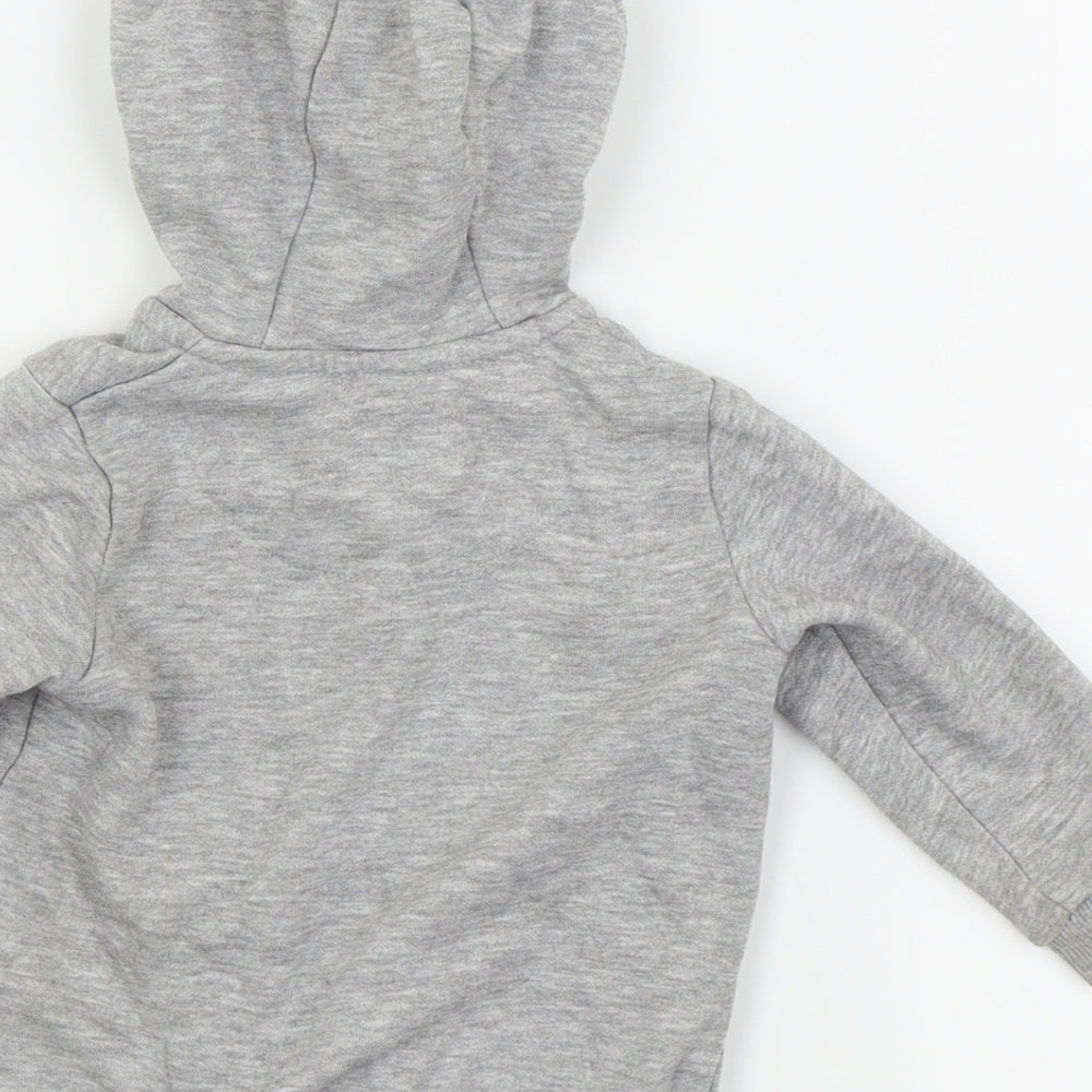 fred and flo  Grey   Full Zip Jumper Size 0-3 Months