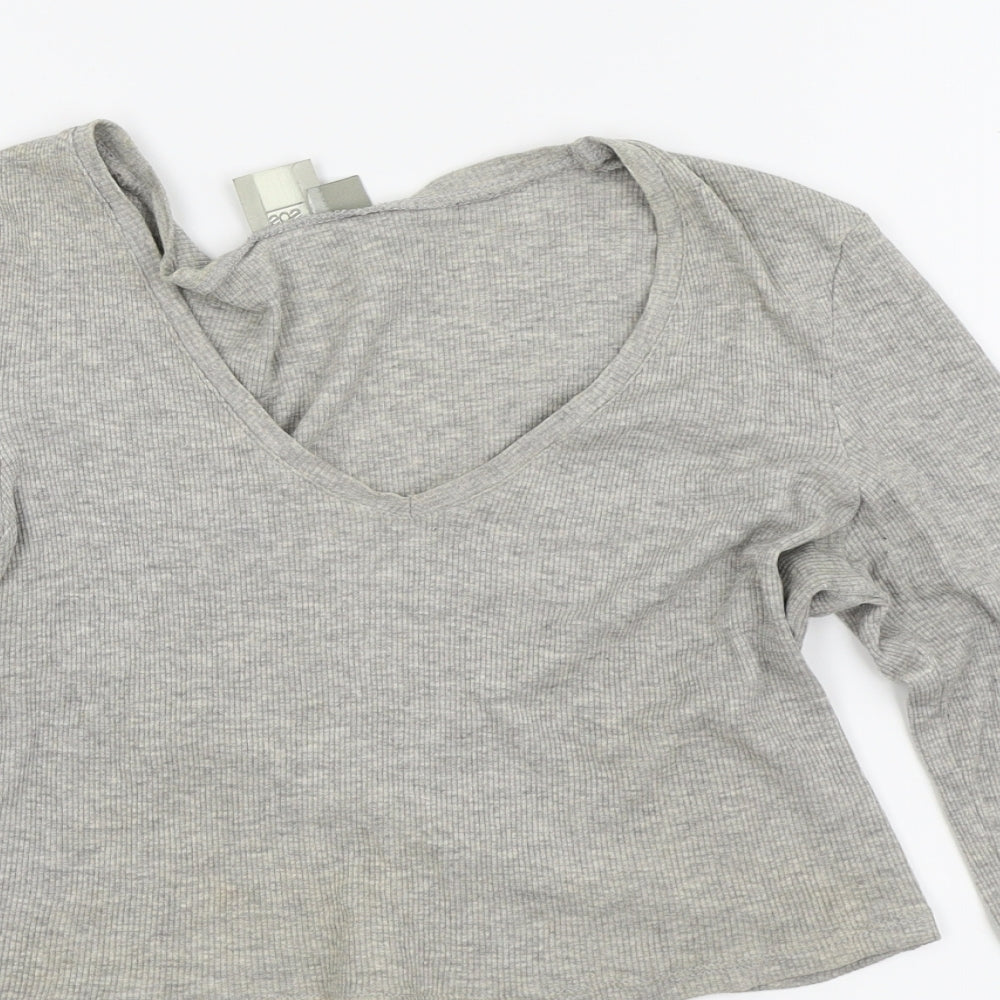 ASOS Womens Grey   Basic T-Shirt Size 14