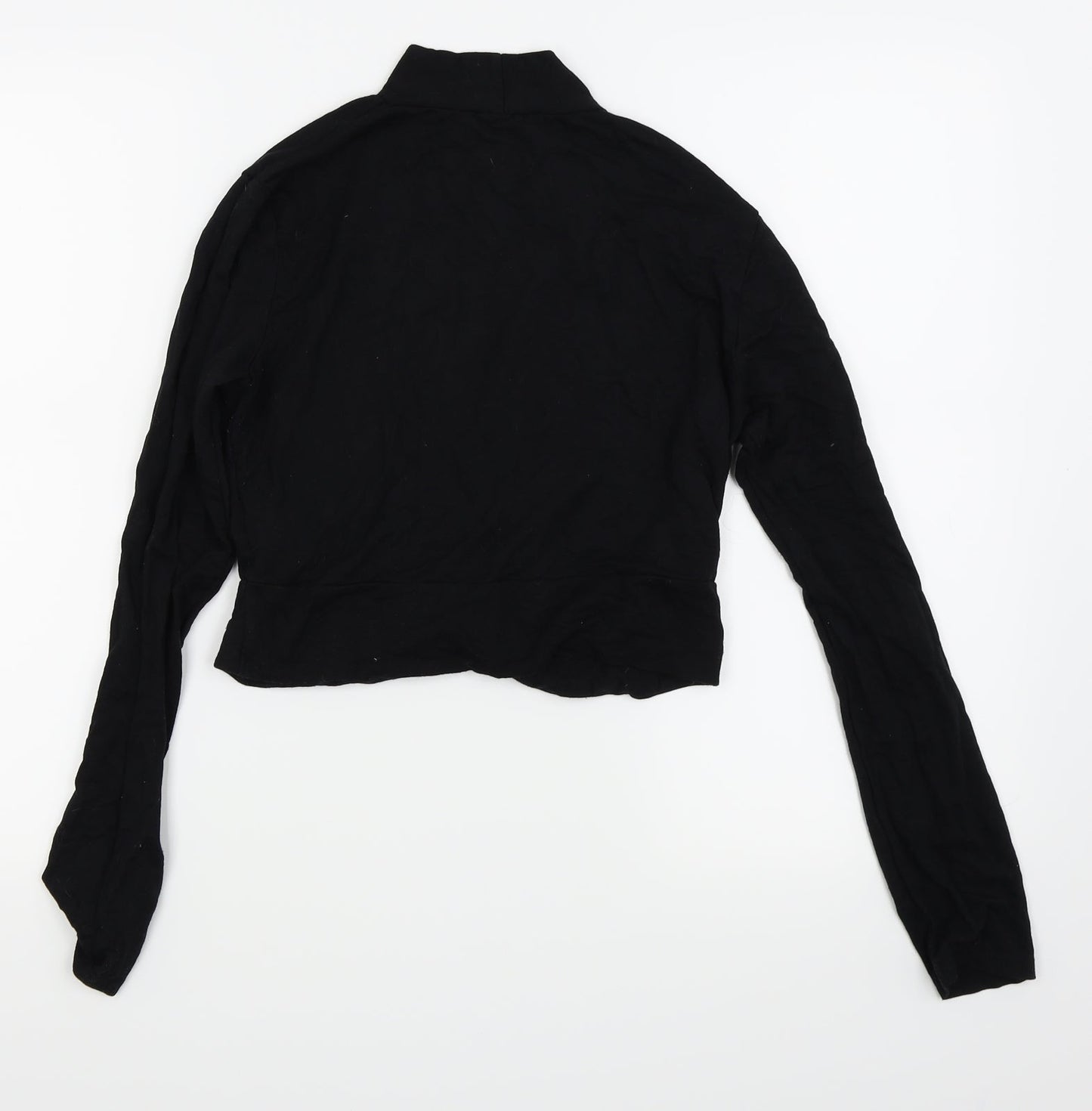 Topshop Womens Black   Basic T-Shirt Size 14