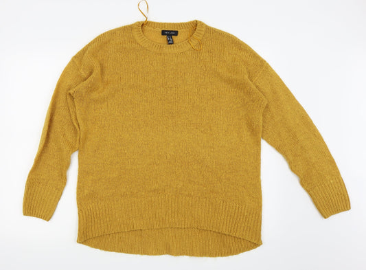 New Look Womens Yellow   Pullover Jumper Size M