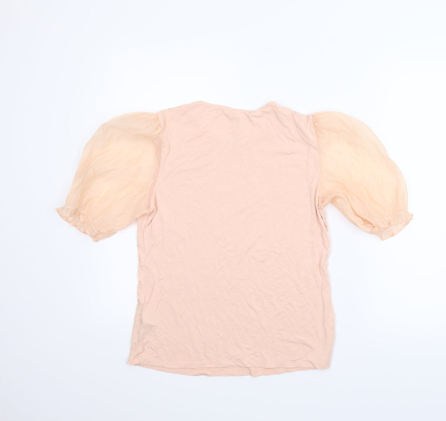 H&M Womens Pink   Basic Blouse Size M