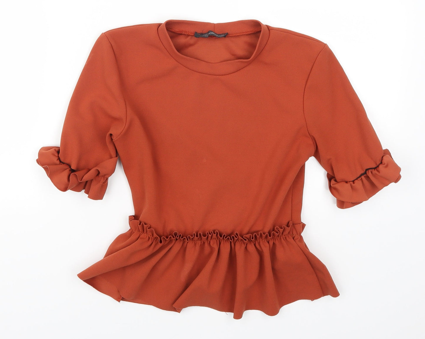 Stylewise Womens Orange   Basic T-Shirt Size 10