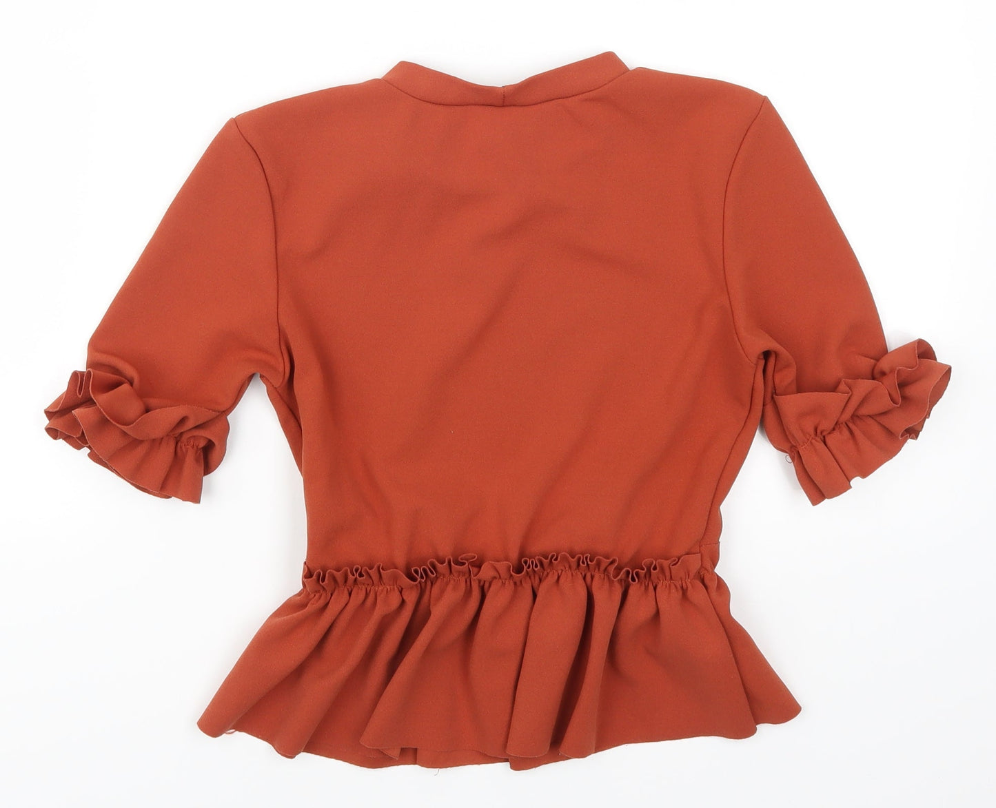 Stylewise Womens Orange   Basic T-Shirt Size 10
