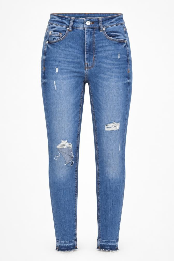 Denim Co Womens Blue  Denim Skinny Jeans Size 8 L27 in