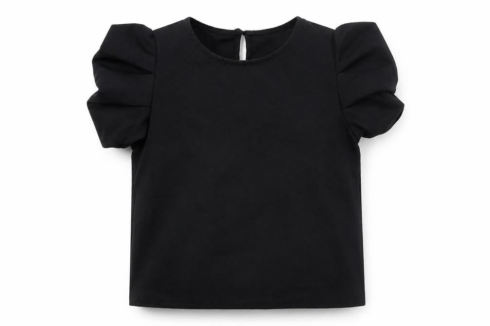 SheIn Girls Black   Basic T-Shirt Size 8 Years