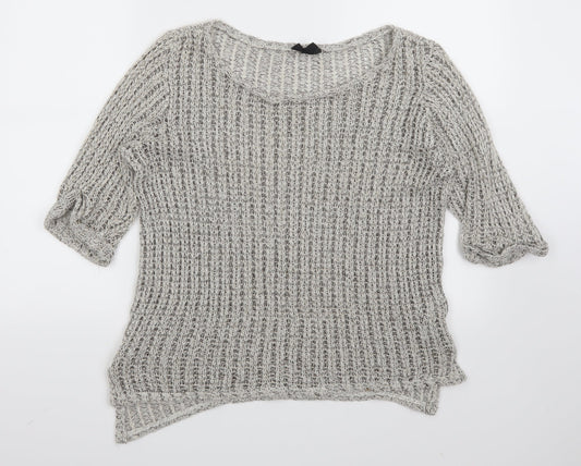 Topshop Womens Grey   Pullover Jumper Size 8