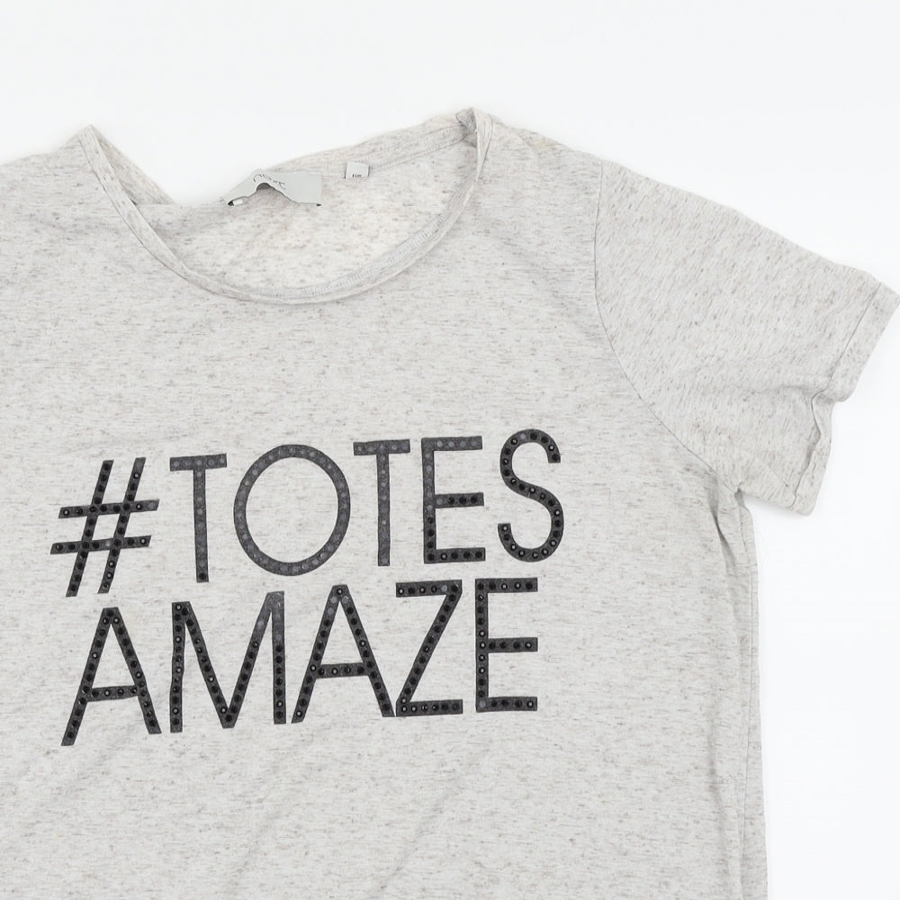 NEXT Womens Grey   Basic T-Shirt Size 14