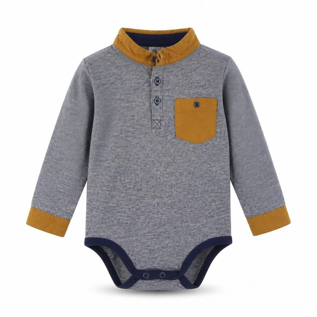H&M Boys Grey   Babygrow One-Piece Size 12 Months