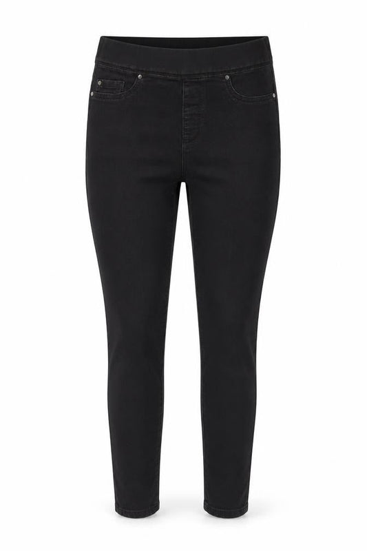 Denim & Co. Womens Grey  Denim Jegging Jeans Size 12 L27 in