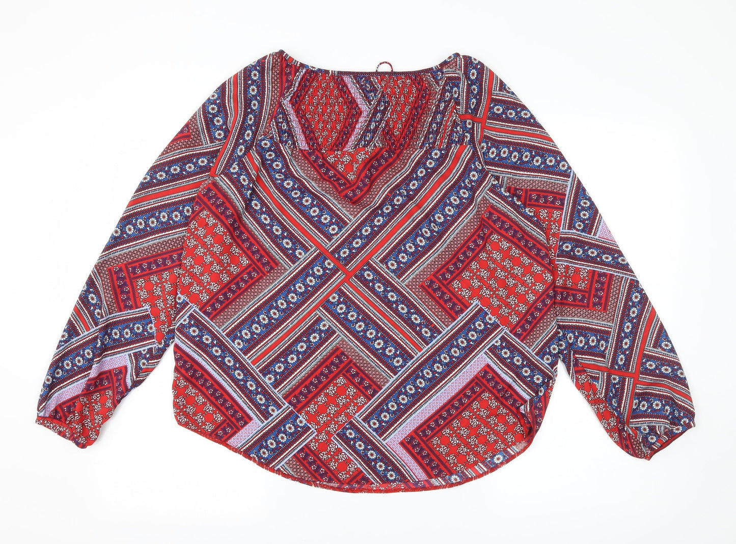 Dorothy Perkins Womens Multicoloured Geometric  Basic Blouse Size 10