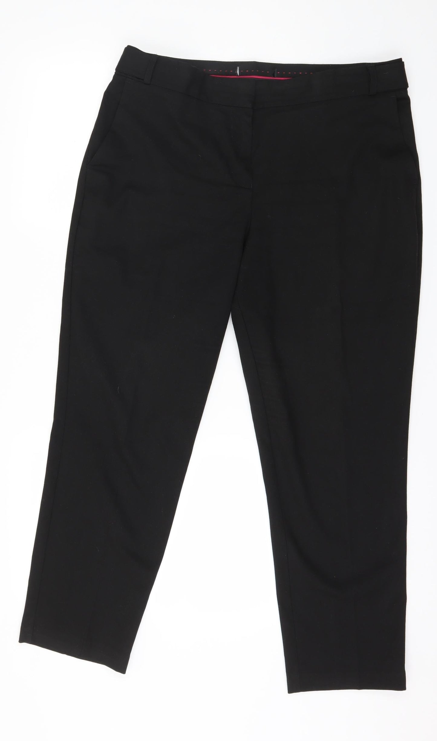 Preworn Womens Black   Trousers  Size 36 in L27 in