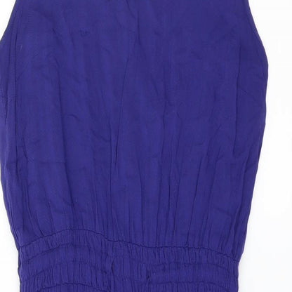 Preloved VERO MODA Womens Blue   Fit & Flare  Size L - Detail