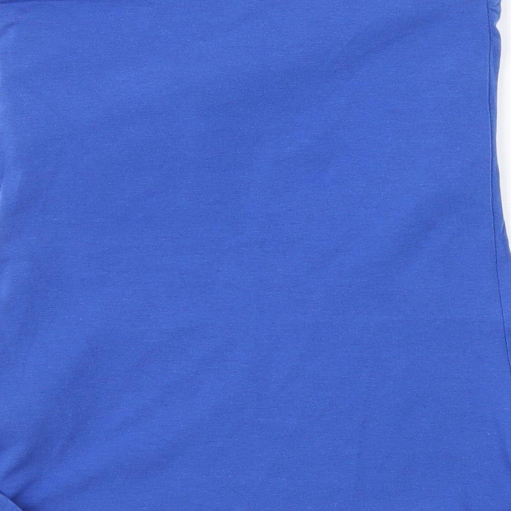 H&M Womens Blue  Jersey Basic T-Shirt Size XS