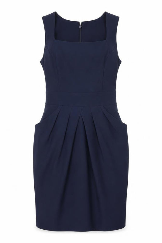 Dorothy Perkins Womens Blue   Sheath  Size 4