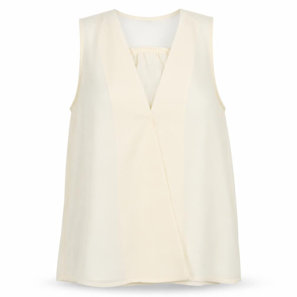 Atmosphere Womens White  Mesh Basic Blouse Size 12