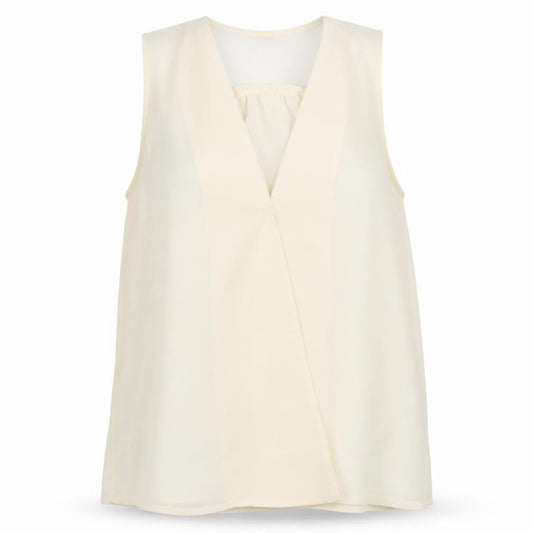 Atmosphere Womens White  Mesh Basic Blouse Size 12