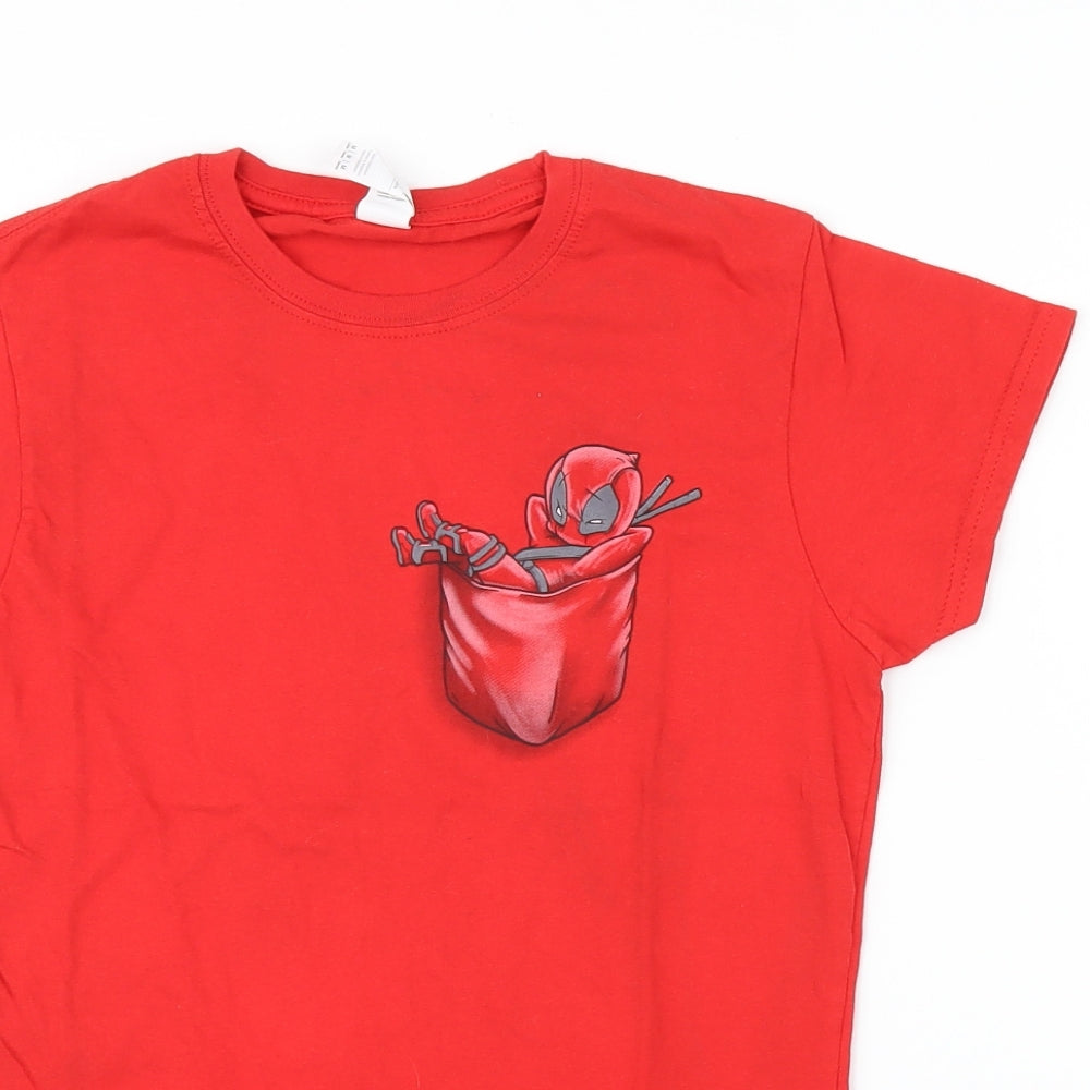 Gildan Womens Red   Basic T-Shirt Size M