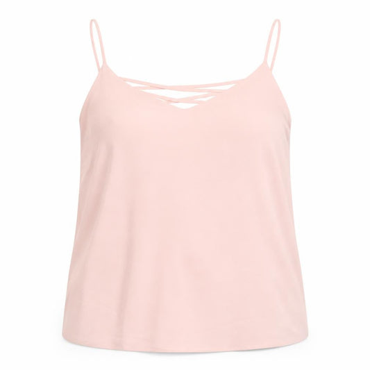 New Look Womens Pink  Mesh Basic Blouse Size 16