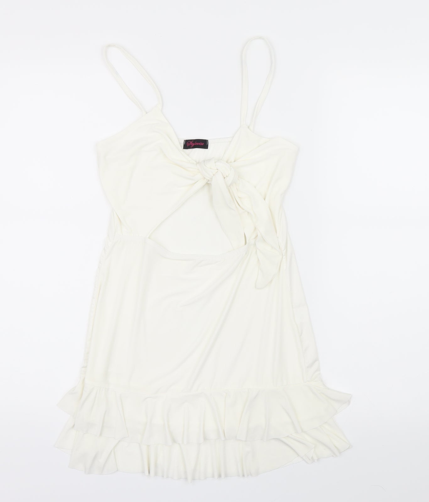 Stylewise Womens White   Camisole T-Shirt Size 10