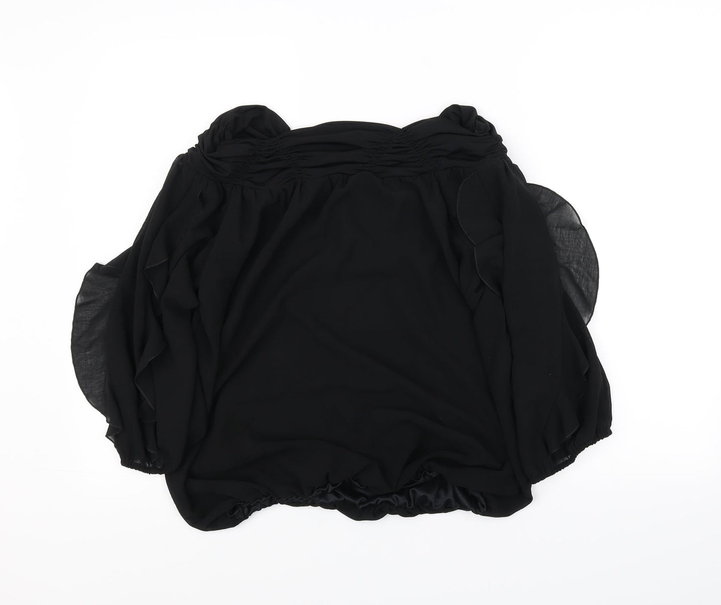 Annabelle Womens Black   Basic Blouse Size 10