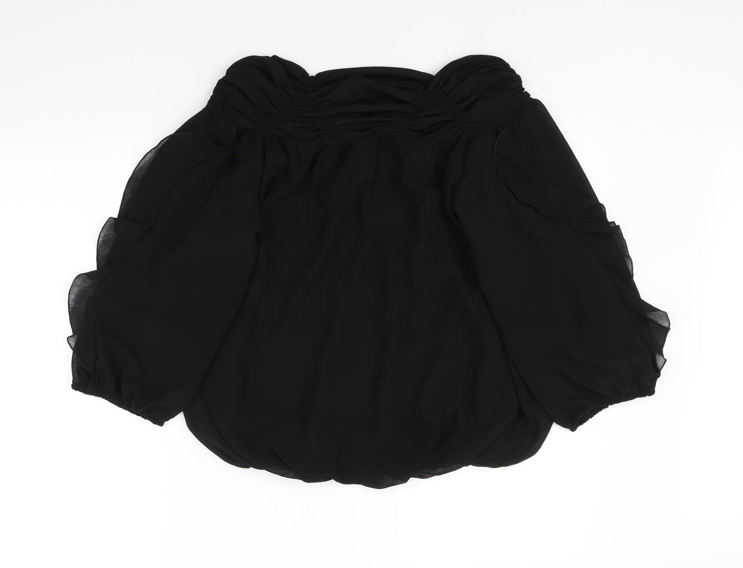 Annabelle Womens Black   Basic Blouse Size 10