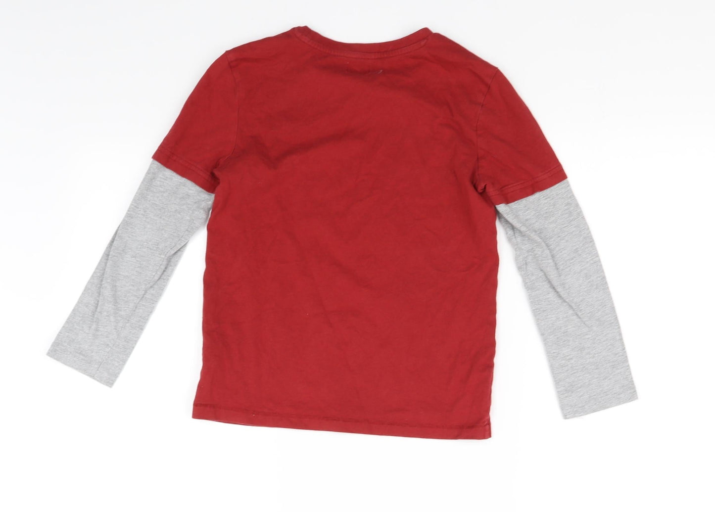 F&F Girls Red   Basic T-Shirt Size 8-9 Years