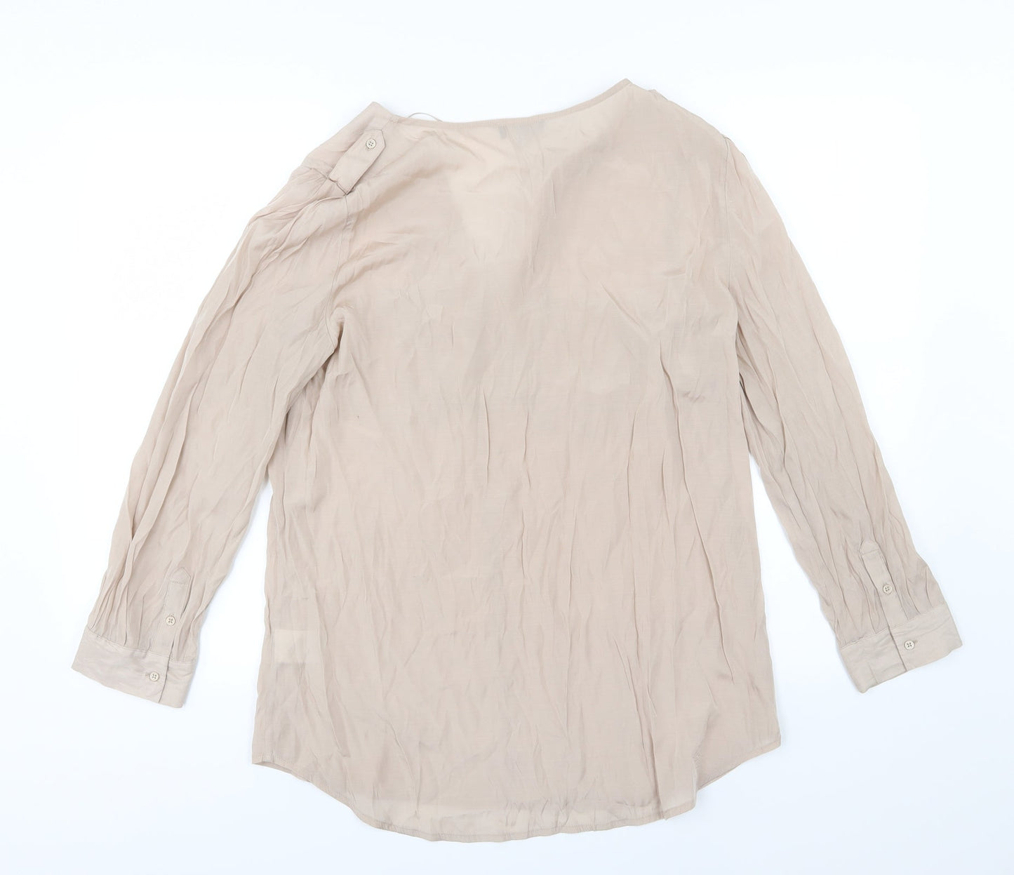 Et Vous Womens Beige   Basic Blouse Size M