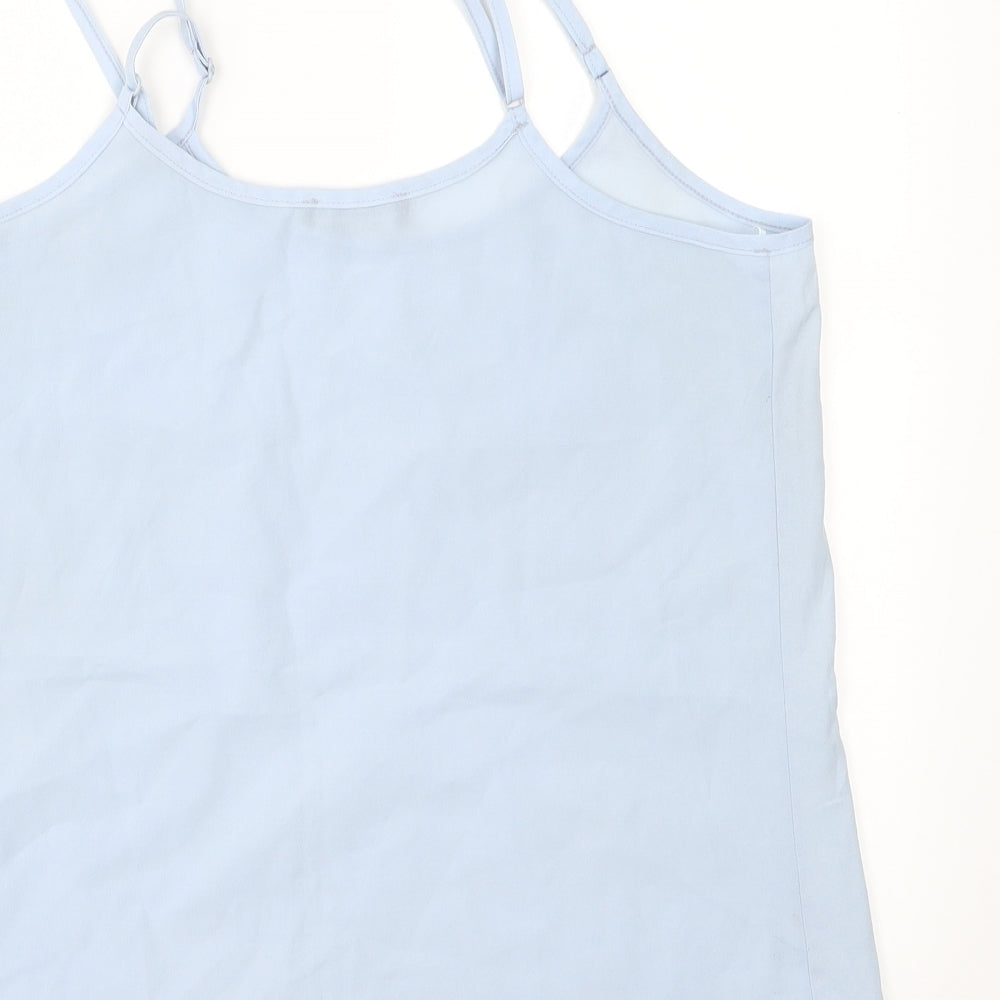 Select Womens Blue  Chiffon Camisole Blouse Size 12