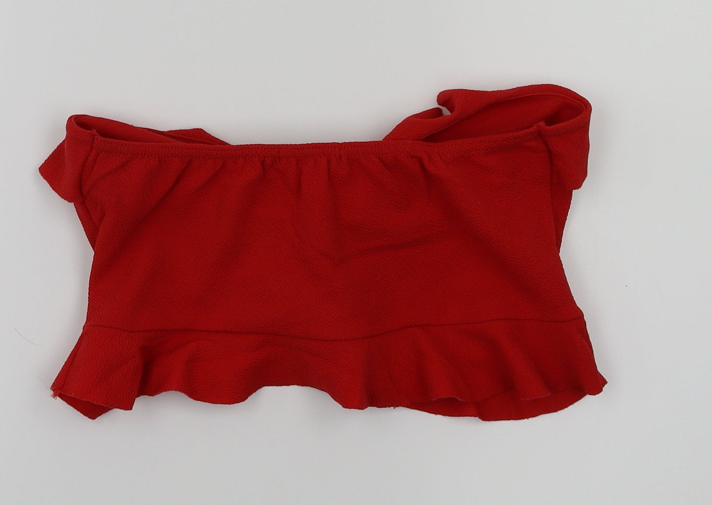 Boohoo Womens Red   Basic T-Shirt Size 12