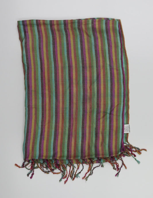 preworn  Womens Multicoloured Striped   Scarf