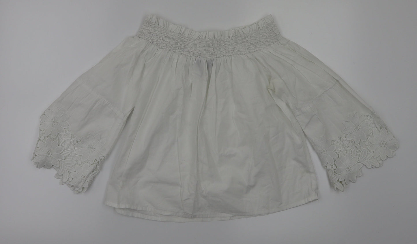 New Look Womens White   Basic T-Shirt Size 6