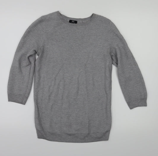 F&F Womens Grey   Pullover Jumper Size 6