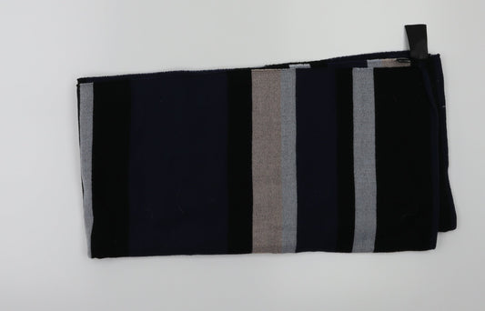 H&M Womens Blue Striped   Scarf