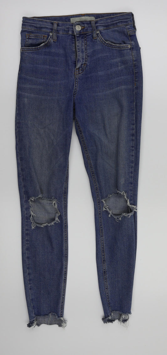 top shop  Womens Blue   Skinny Jeans Size 26 L25 in